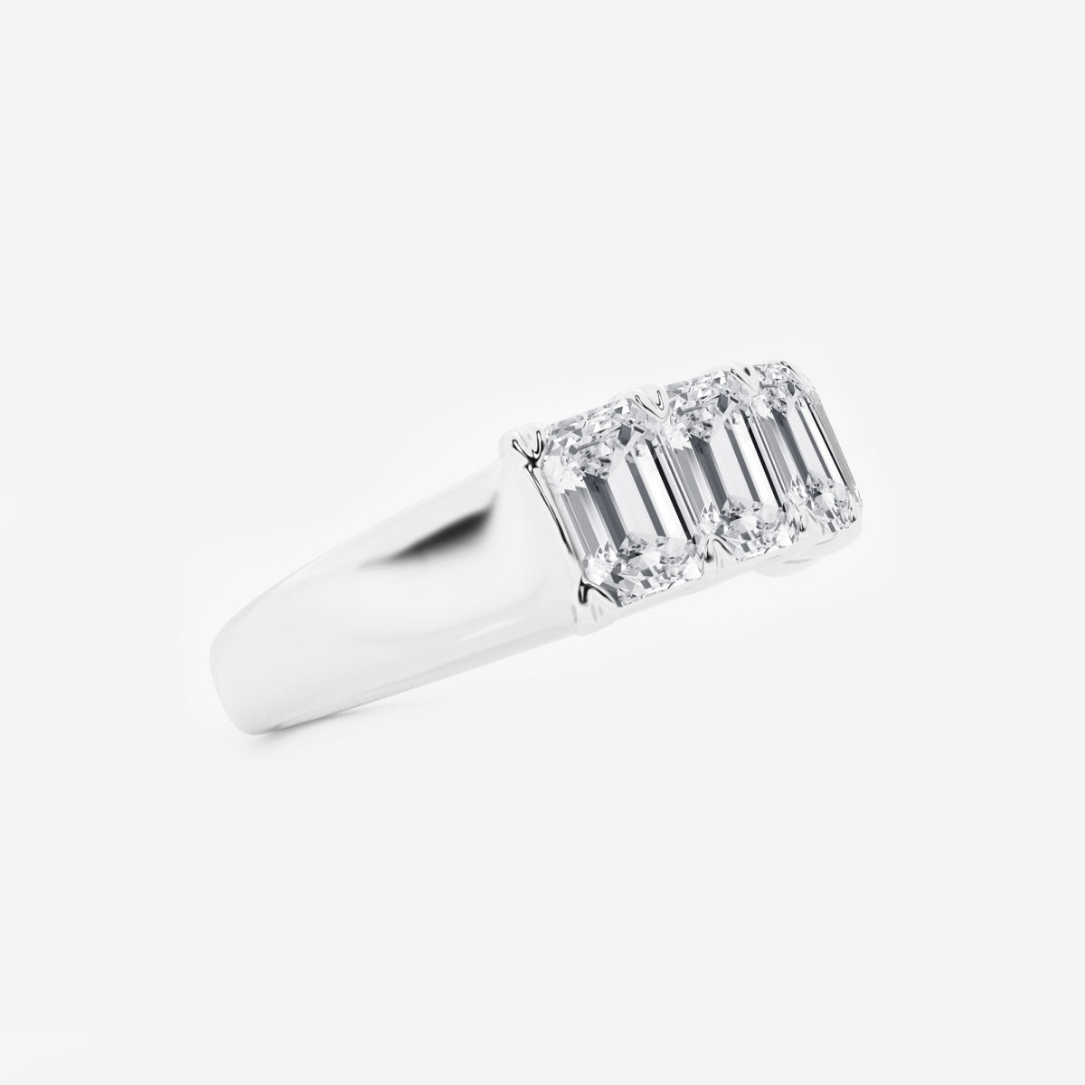 Rosalie - Graceful Five Stone Wedding Ring