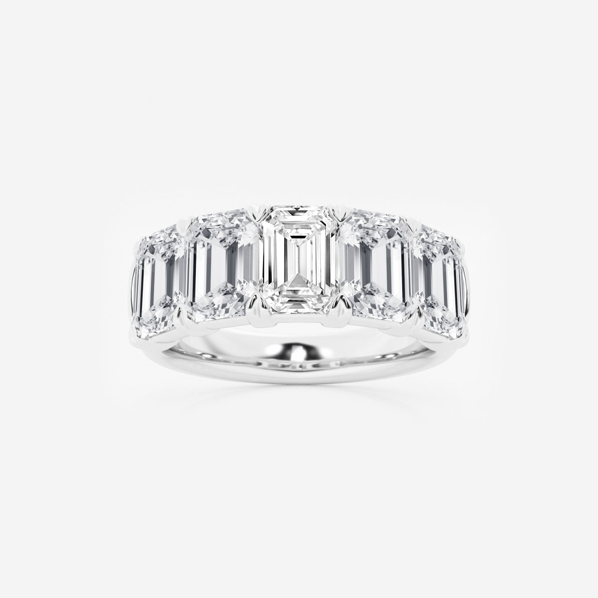 Rosalie - Graceful Five Stone Wedding Ring