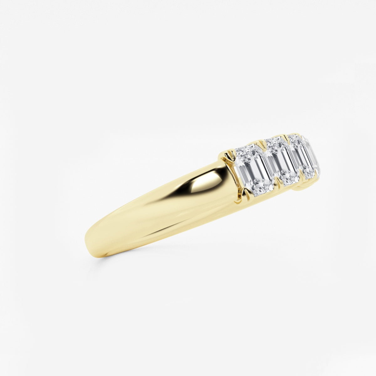 Rosalie - Graceful Five Stone Wedding Ring