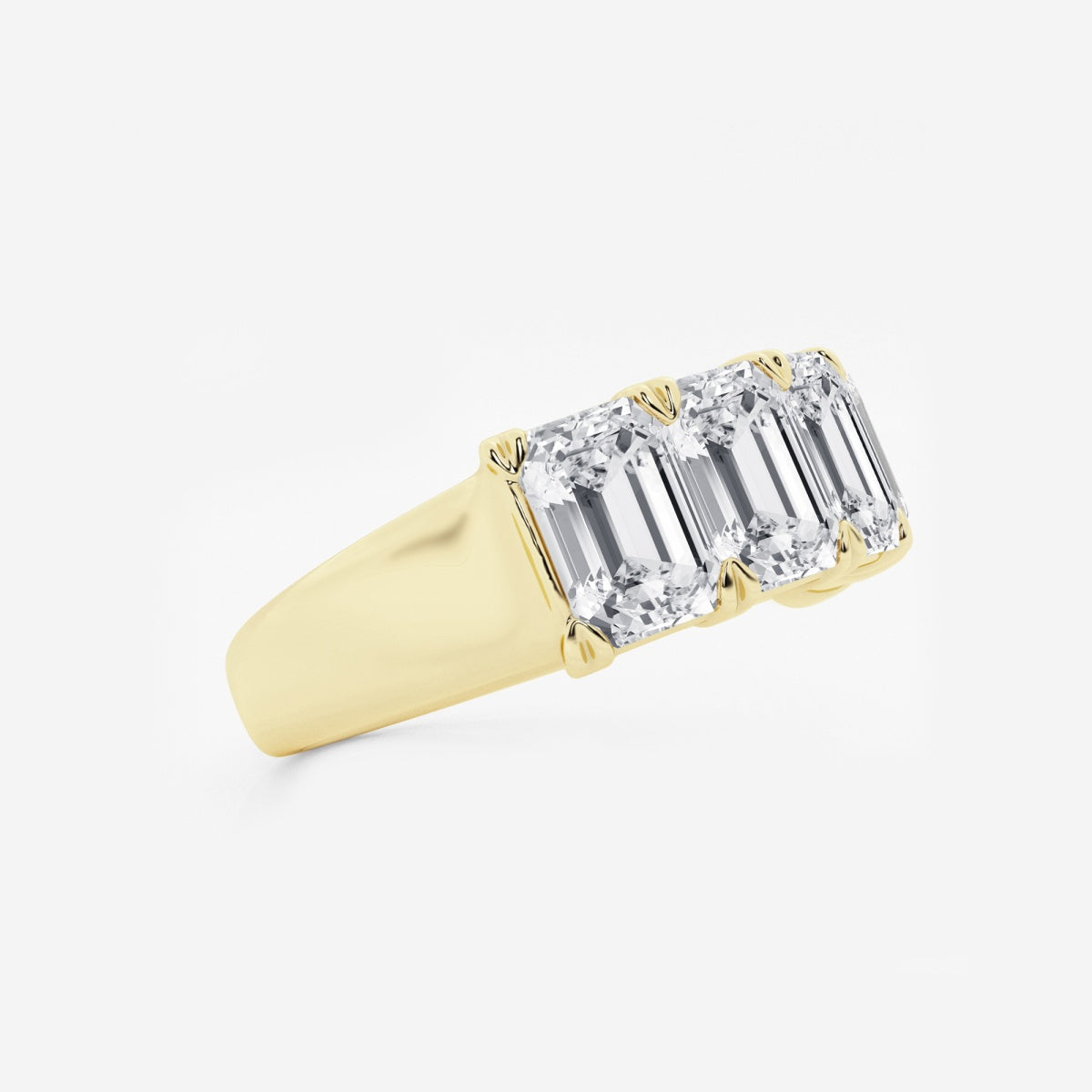 Rosalie - Graceful Five Stone Wedding Ring