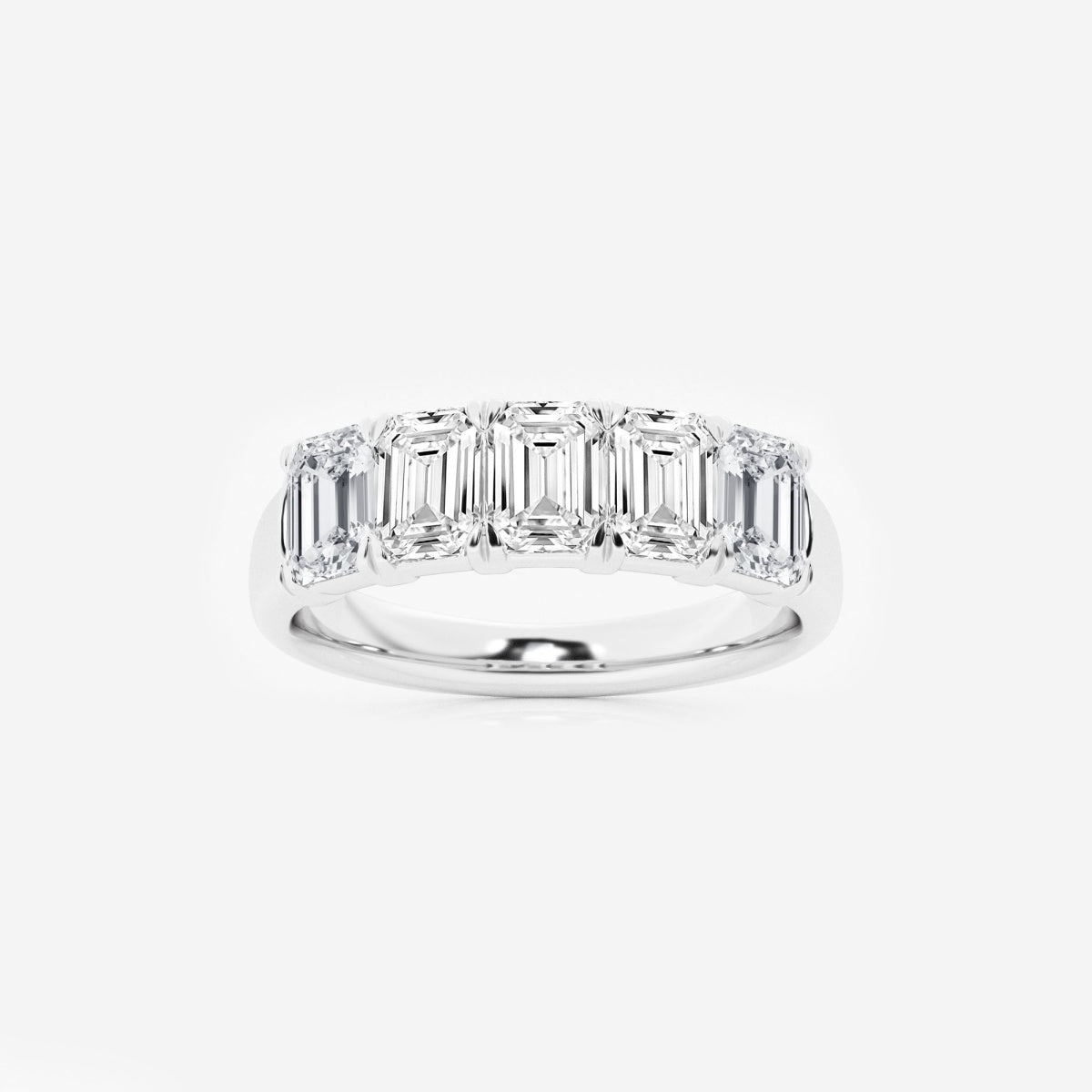 Rosalie - Graceful Five Stone Wedding Ring