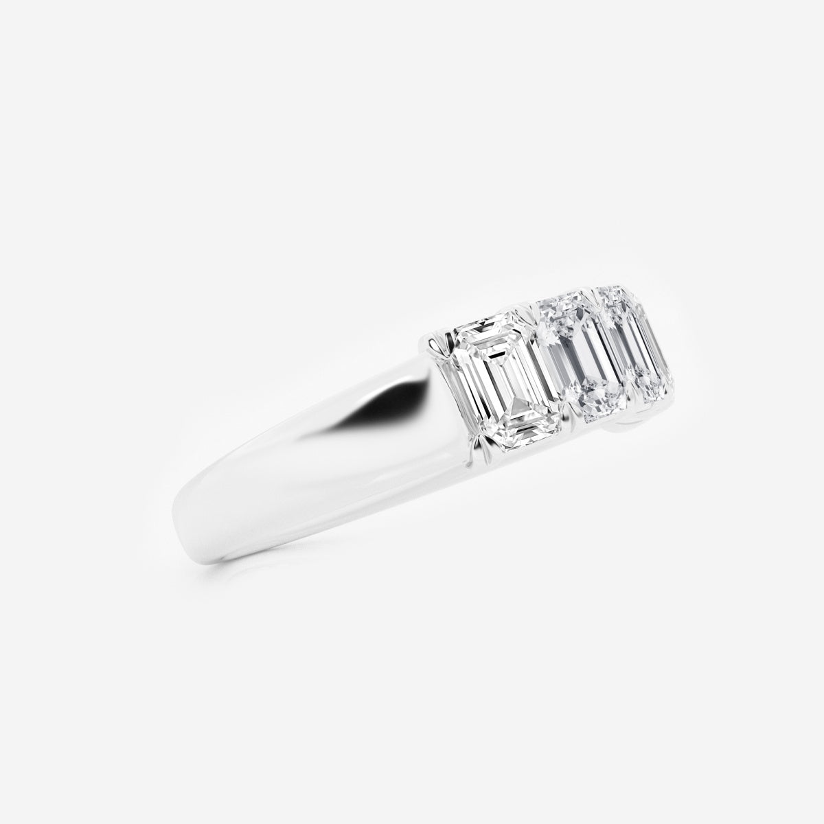 Rosalie - Graceful Five Stone Wedding Ring