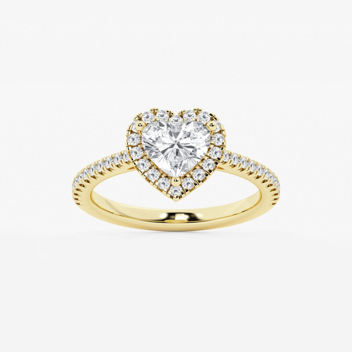 Savannah - French Pave Halo Engagement Ring