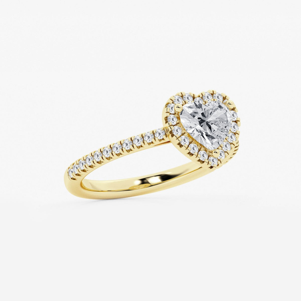 Savannah - French Pave Halo Engagement Ring