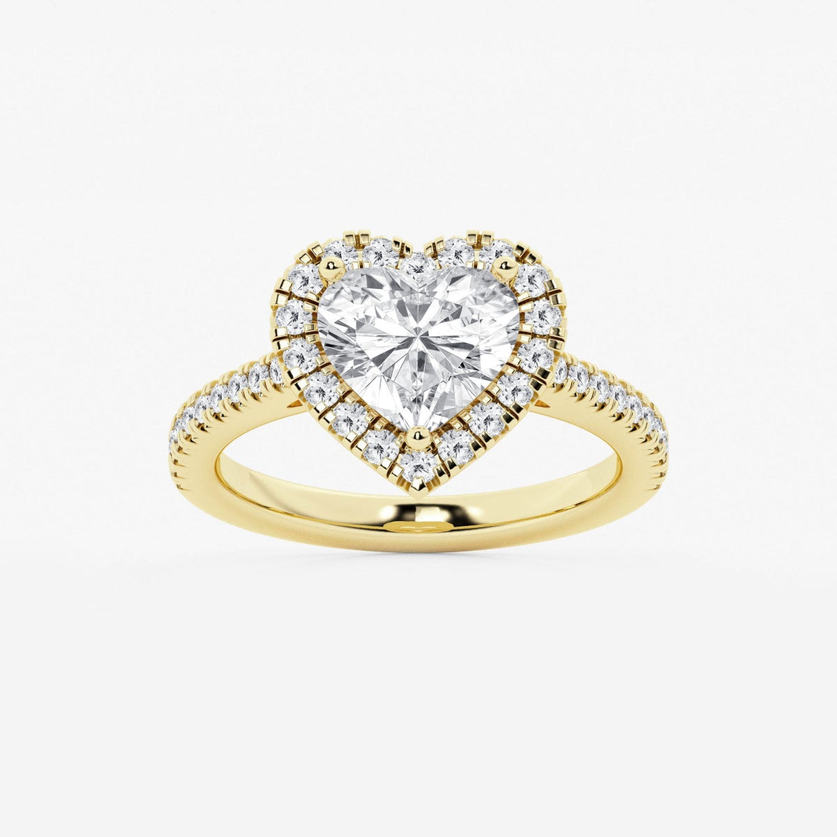 Savannah - French Pave Halo Engagement Ring