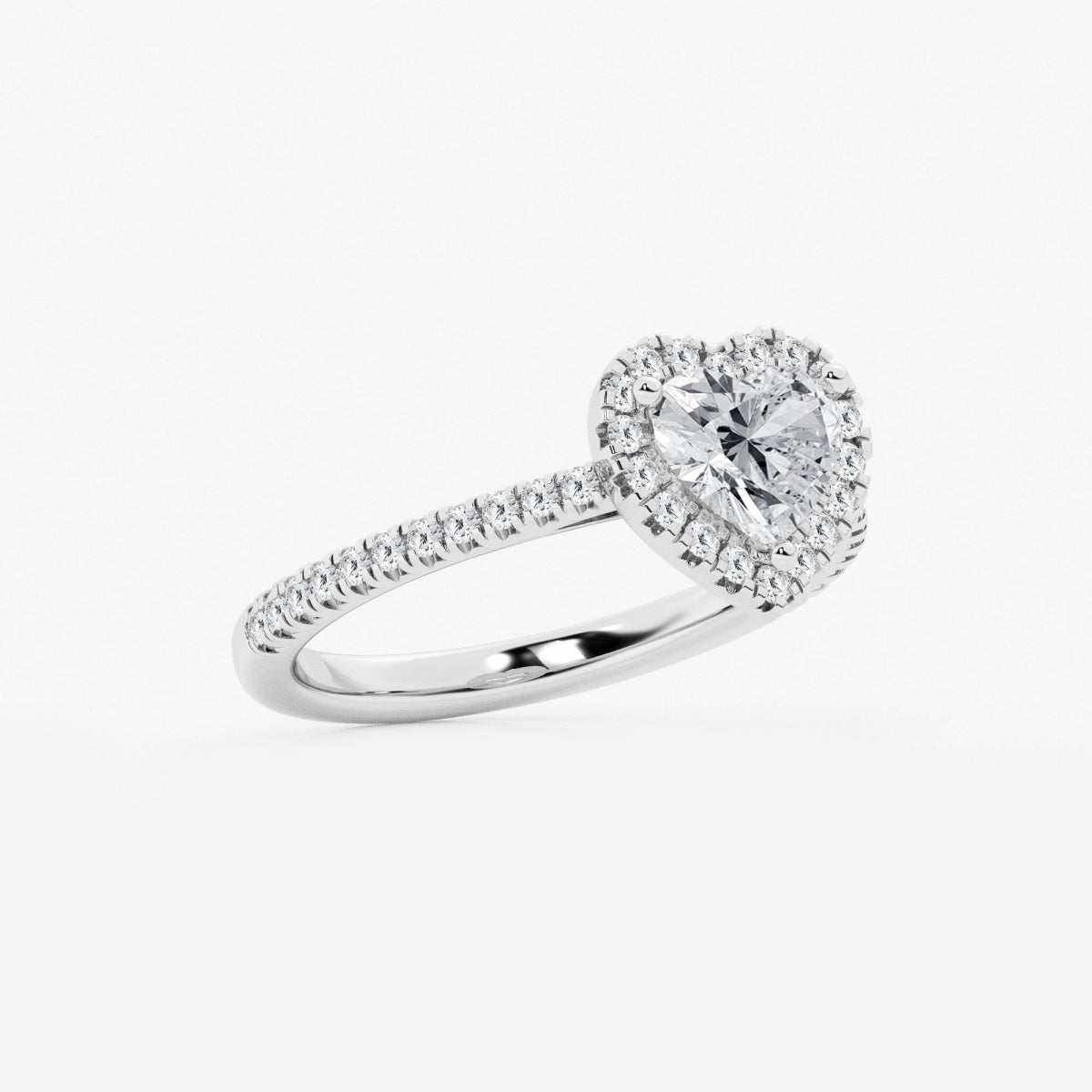 Savannah - French Pave Halo Engagement Ring