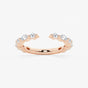 Evie - Bold Marquise and Round Band Wedding Ring