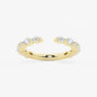 Evie - Bold Marquise and Round Band Wedding Ring