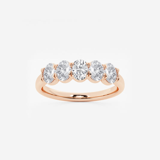 Scarlett - Five Stone Design Wedding Ring