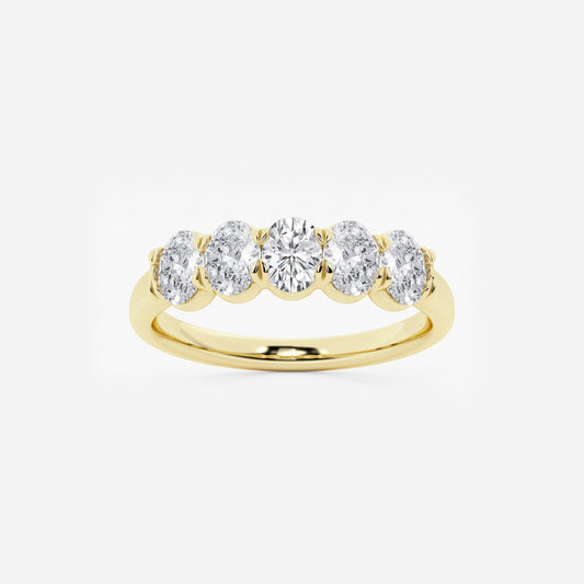 Scarlett - Five Stone Design Wedding Ring