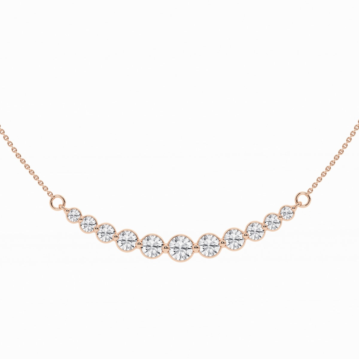 Serena - Elegant Curved Design Necklaces