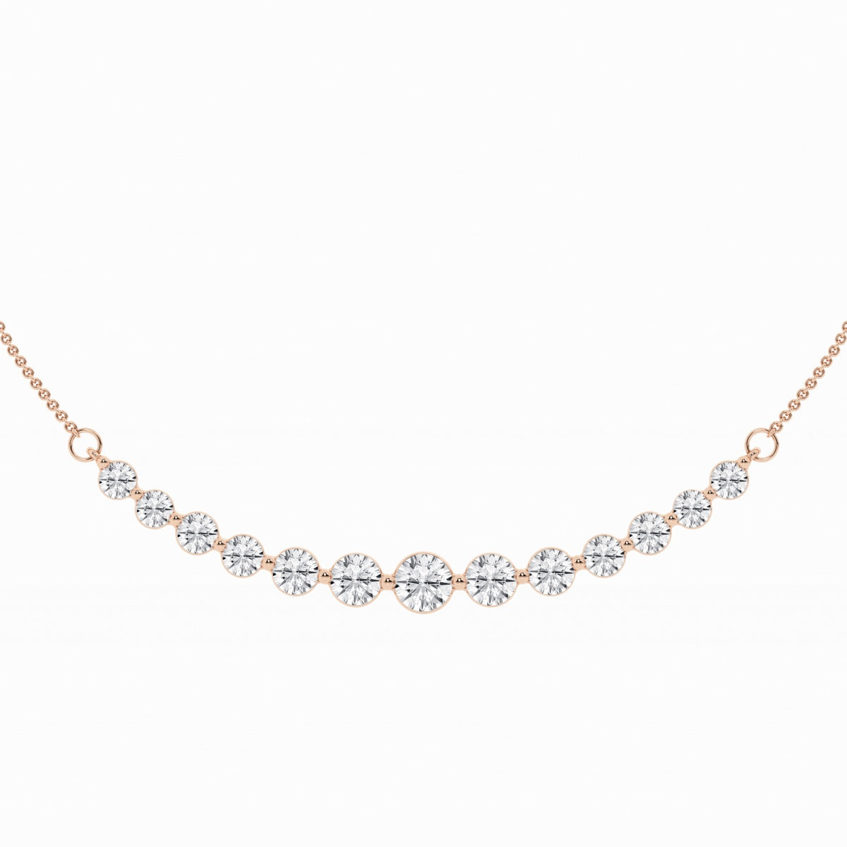 Serena - Elegant Curved Design Necklaces