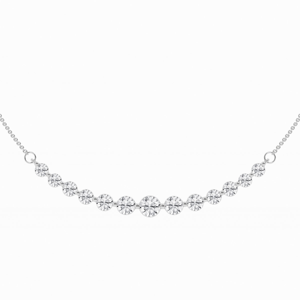 Serena - Elegant Curved Design Necklaces