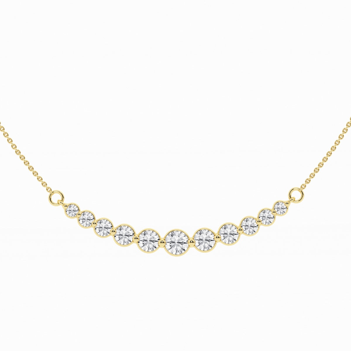 Serena - Elegant Curved Design Necklaces