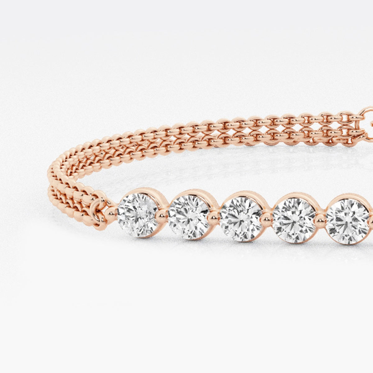 Serena - Graceful Round Chain Design Bracelets