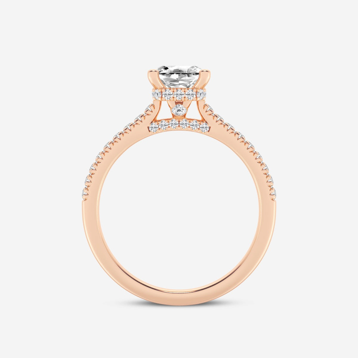 Sienna - Hidden Halo Design Engagement Ring