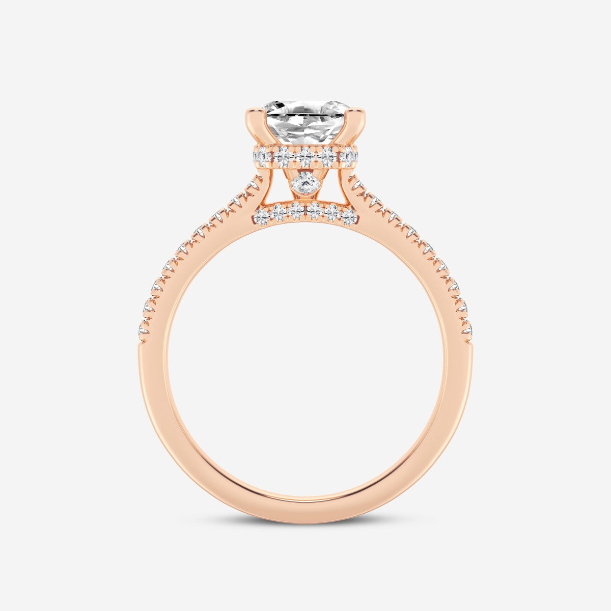 Sienna - Hidden Halo Design Engagement Ring