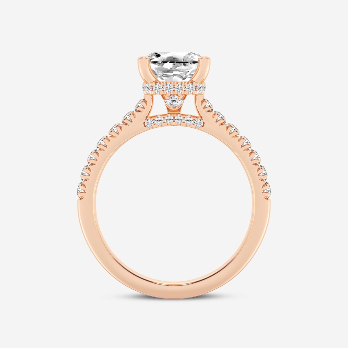 Sienna - Hidden Halo Design Engagement Ring