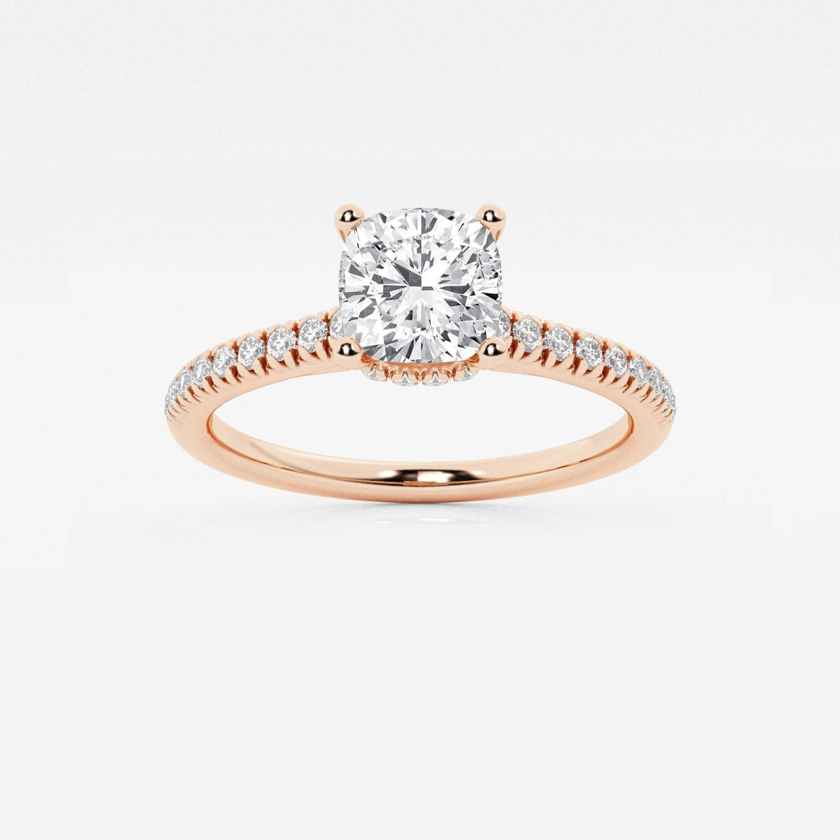 Sienna - Hidden Halo Design Engagement Ring