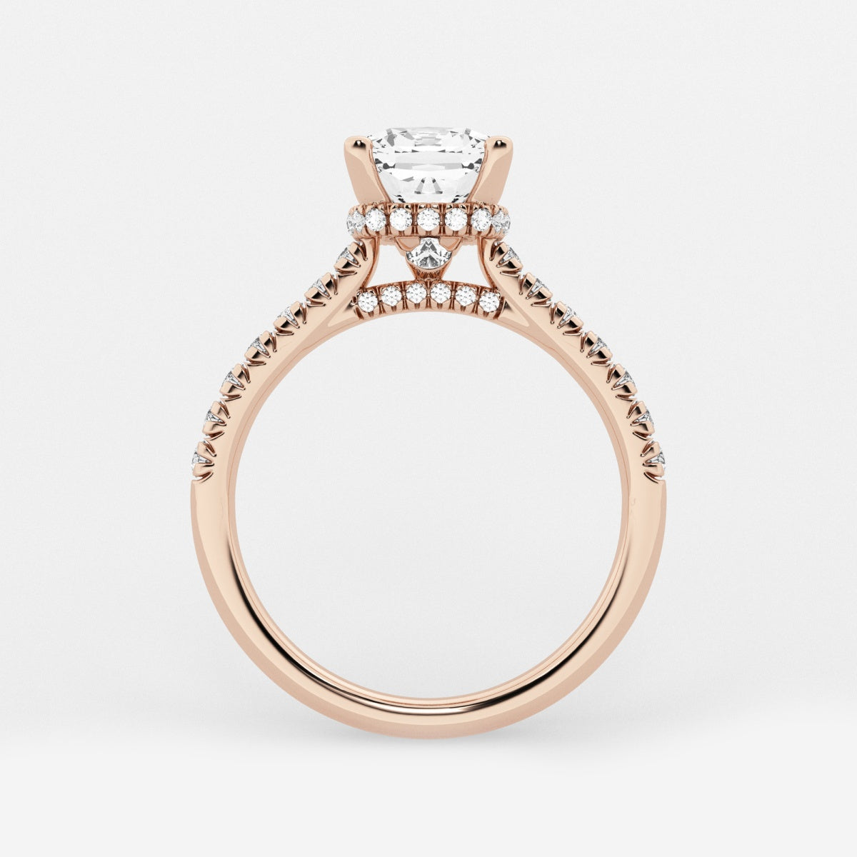 Sienna - Hidden Halo Design Engagement Ring