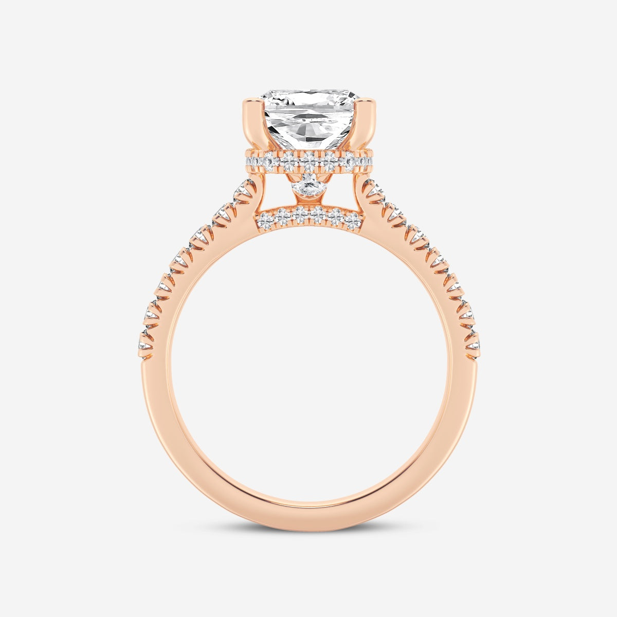 Sienna - Hidden Halo Design Engagement Ring