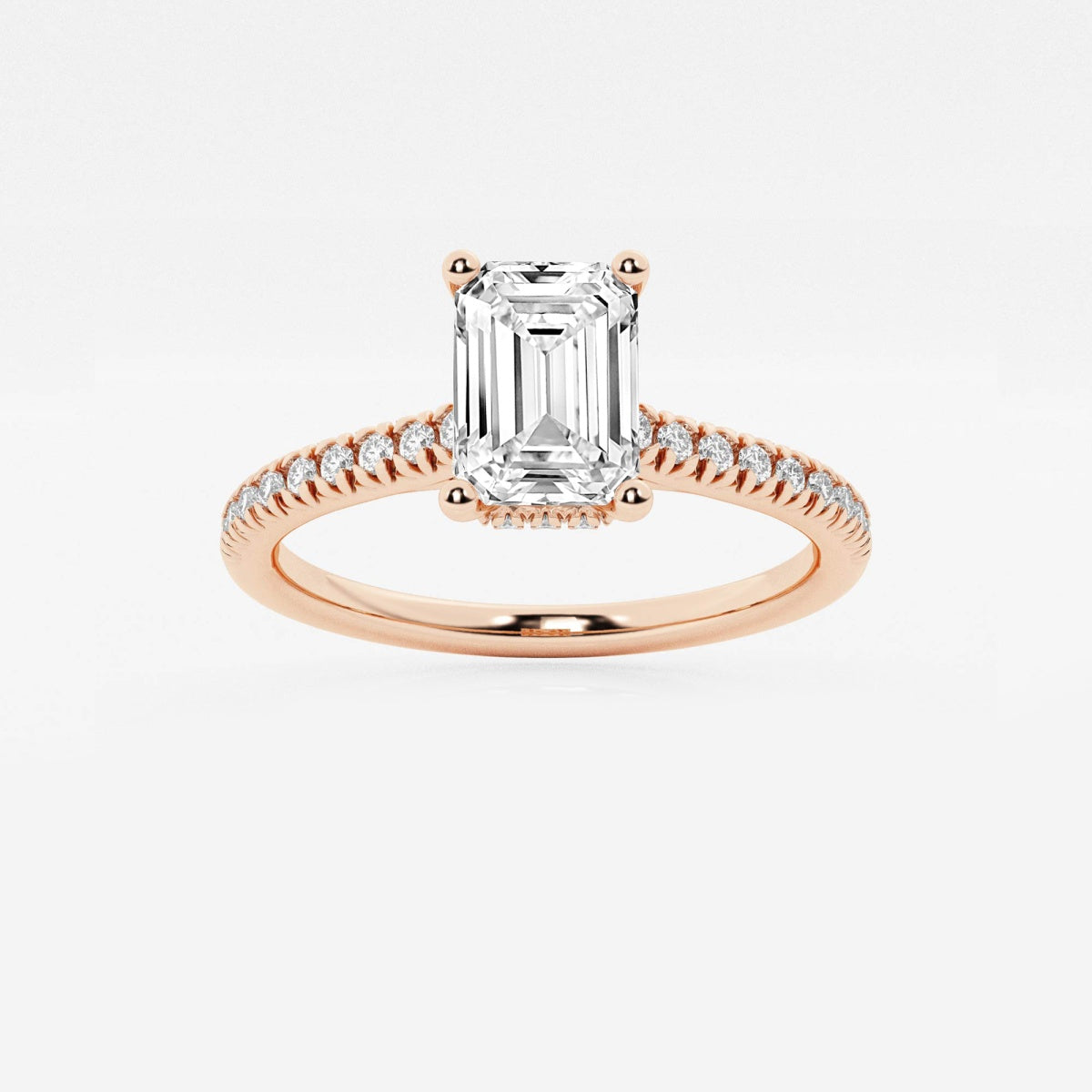 Sienna - Hidden Halo Design Engagement Ring