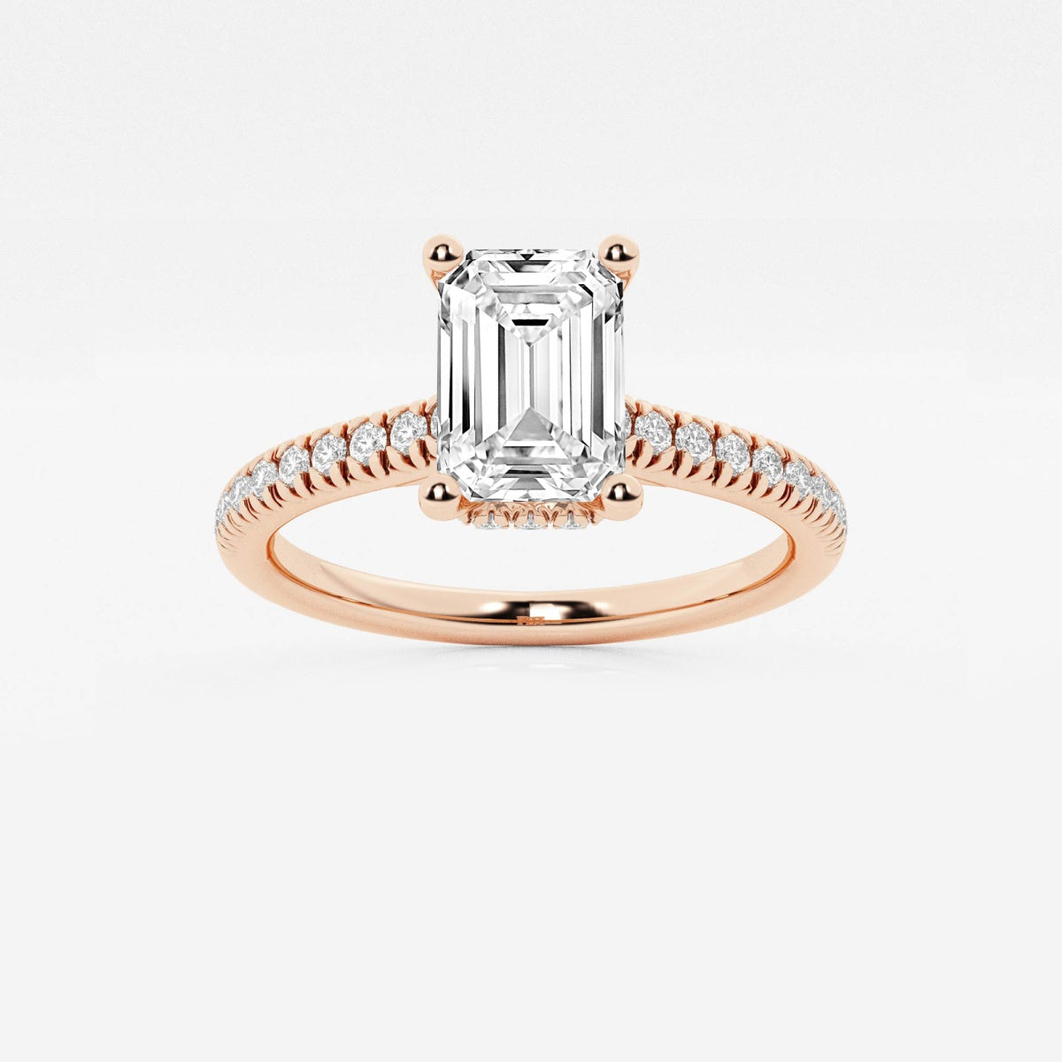 Sienna - Hidden Halo Design Engagement Ring