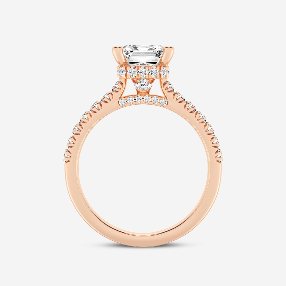 Sienna - Hidden Halo Design Engagement Ring