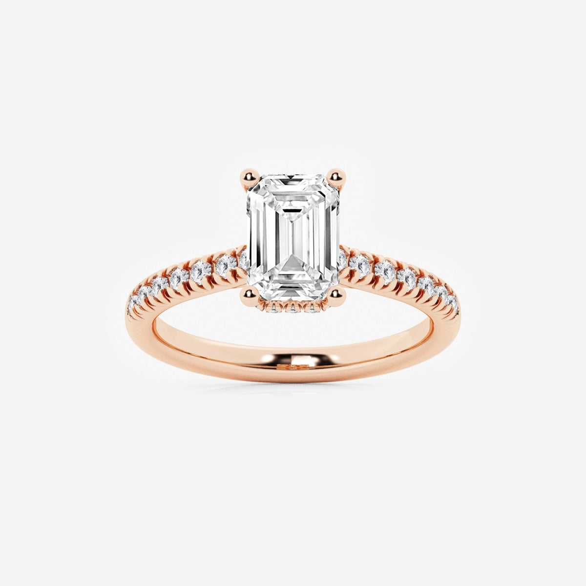 Sienna - Hidden Halo Design Engagement Ring