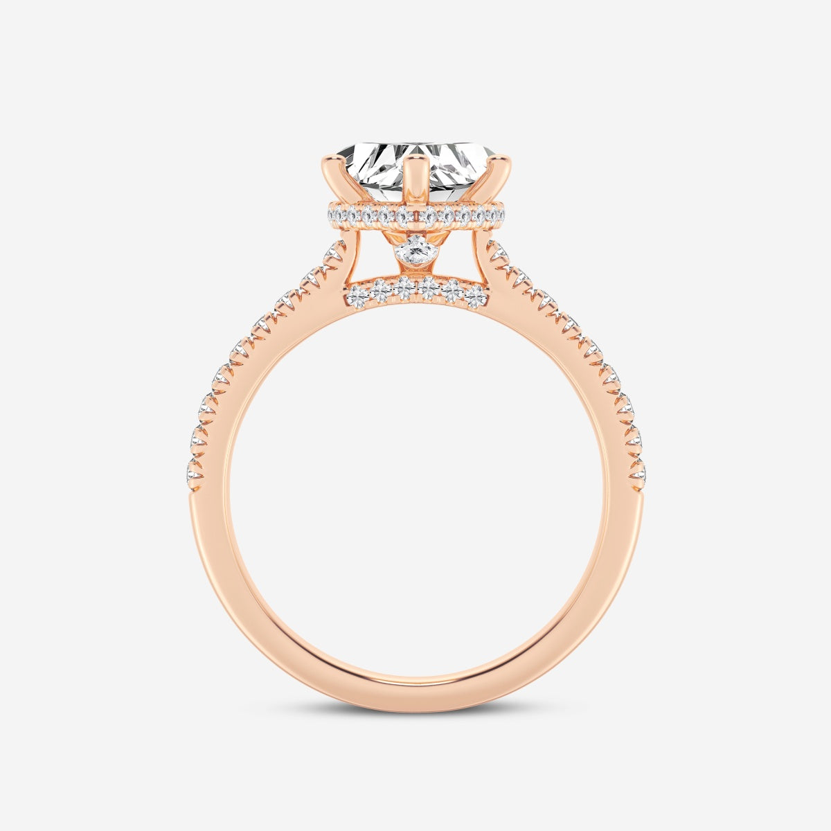 Sienna - Hidden Halo Design Engagement Ring