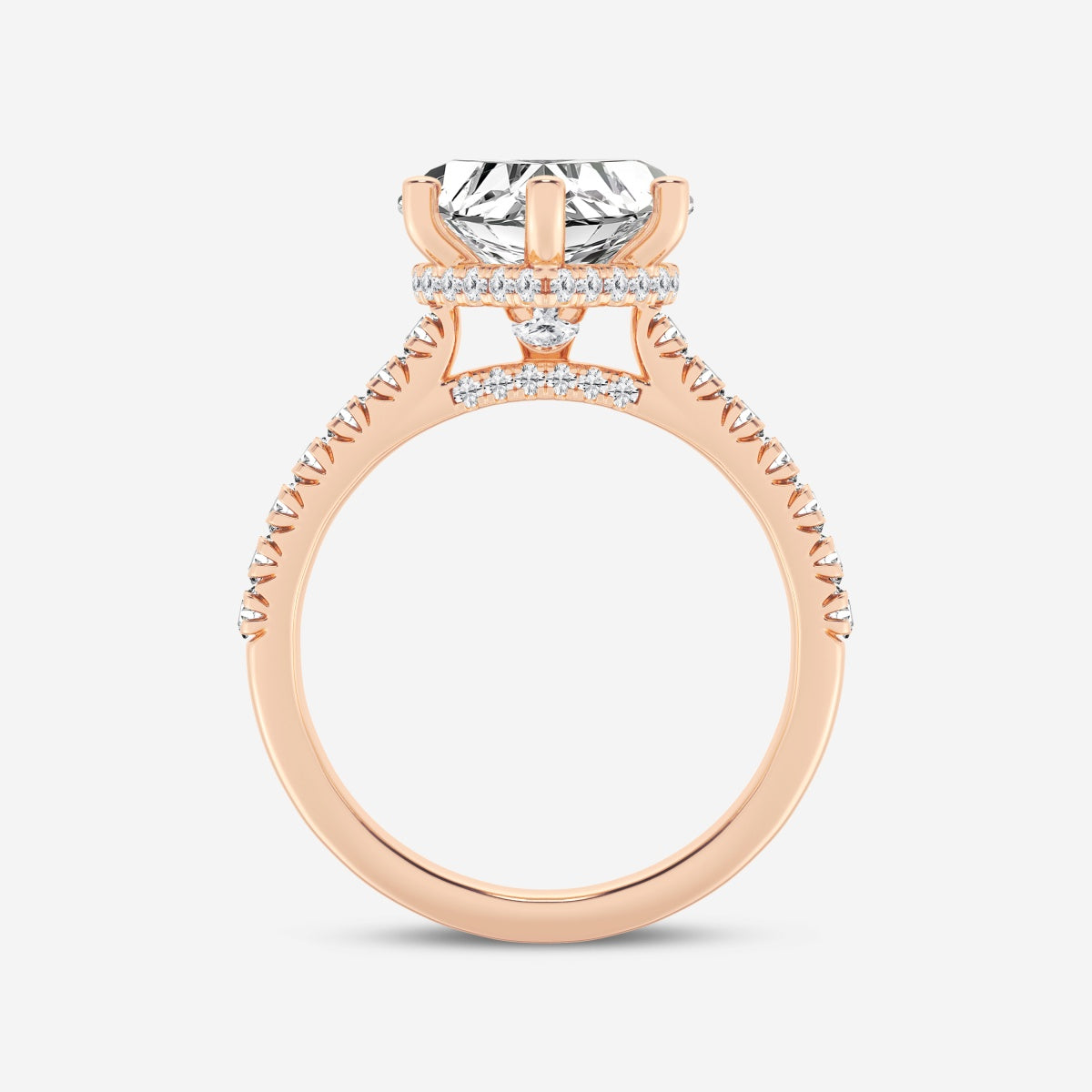 Sienna - Hidden Halo Design Engagement Ring