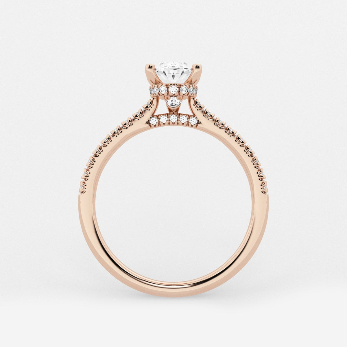 Sienna - Hidden Halo Design Engagement Ring