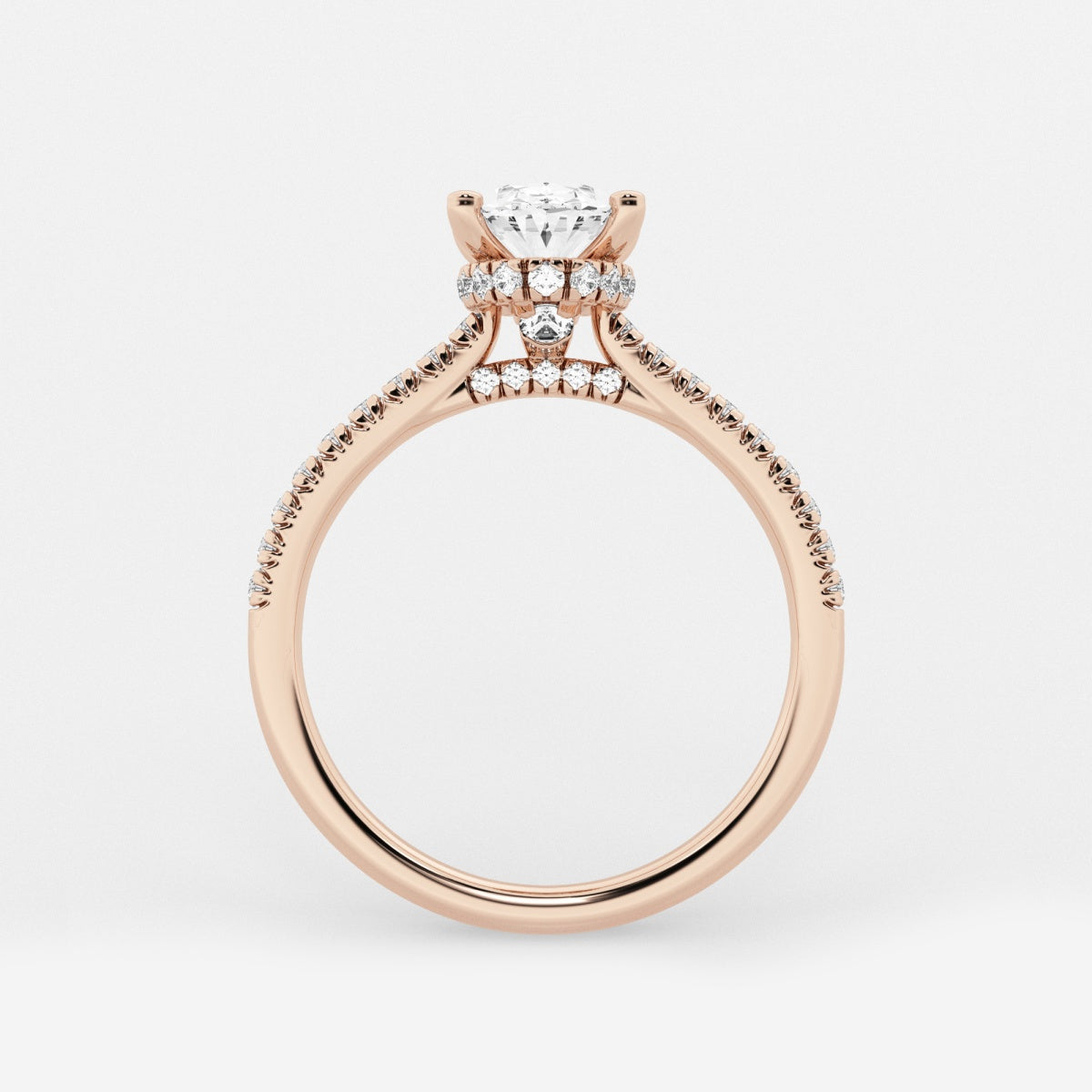 Sienna - Hidden Halo Design Engagement Ring