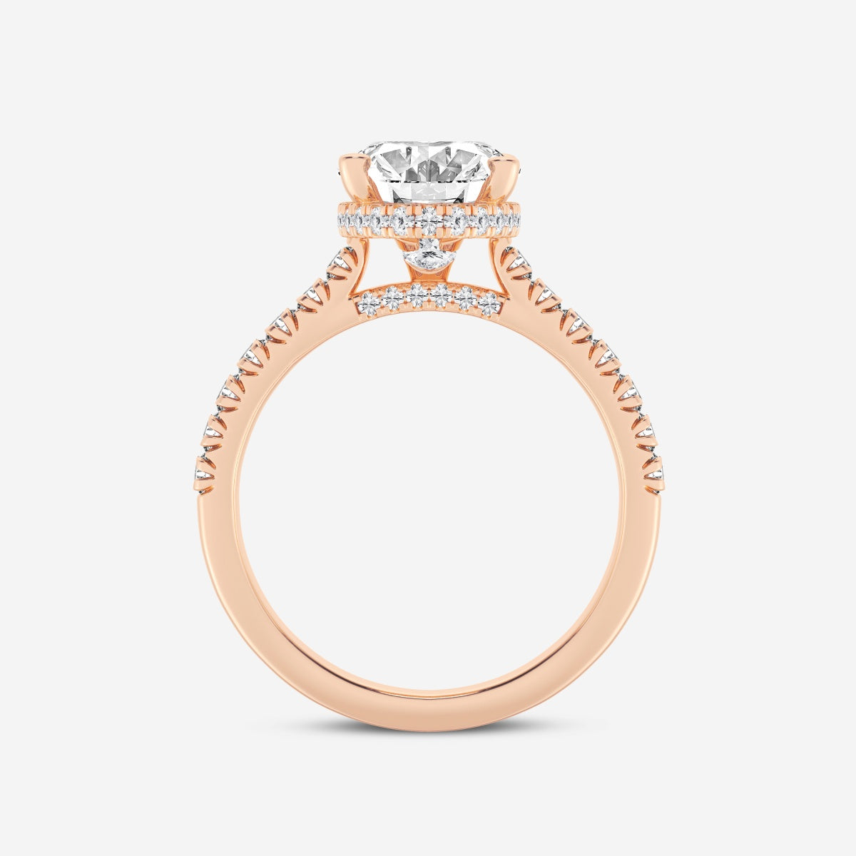 Sienna - Hidden Halo Design Engagement Ring