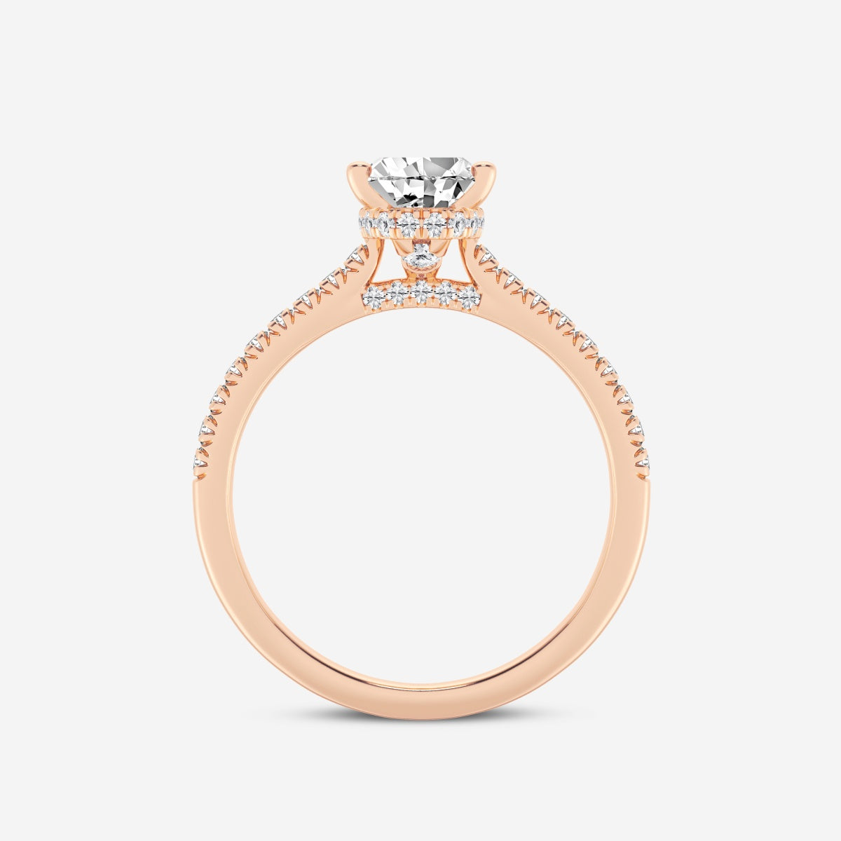 Sienna - Hidden Halo Design Engagement Ring