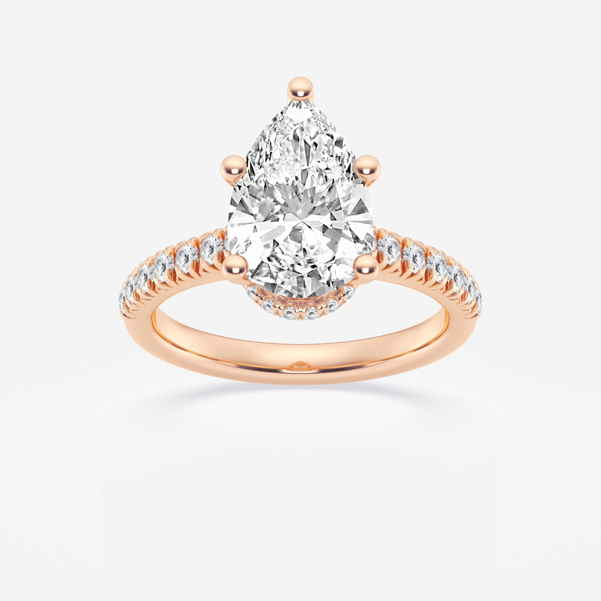 Sienna - Hidden Halo Design Engagement Ring