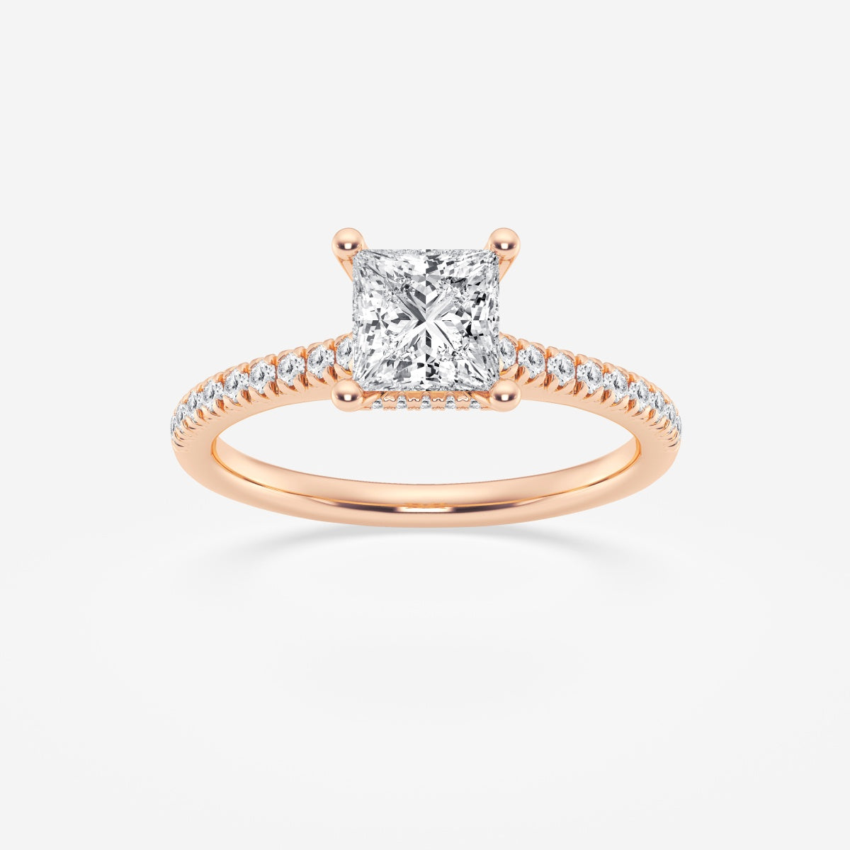 Sienna - Hidden Halo Design Engagement Ring