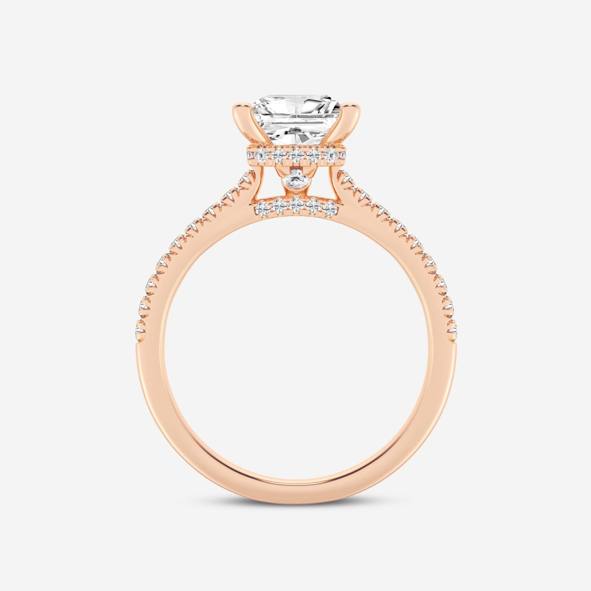 Sienna - Hidden Halo Design Engagement Ring