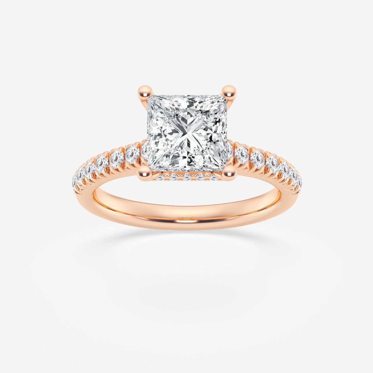 Sienna - Hidden Halo Design Engagement Ring