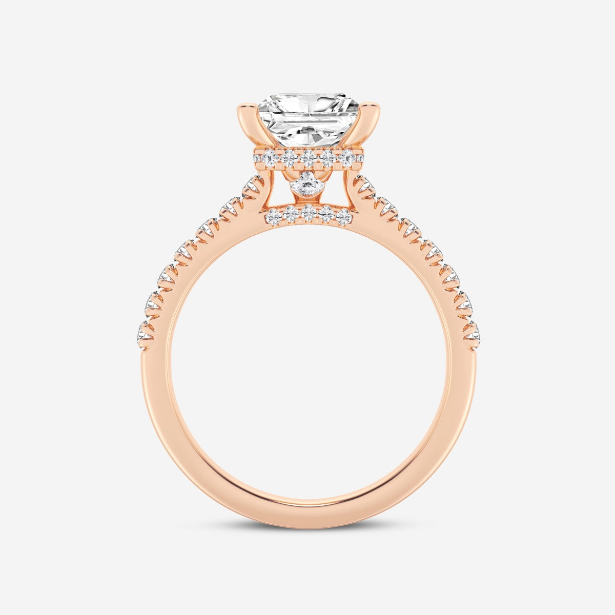 Sienna - Hidden Halo Design Engagement Ring