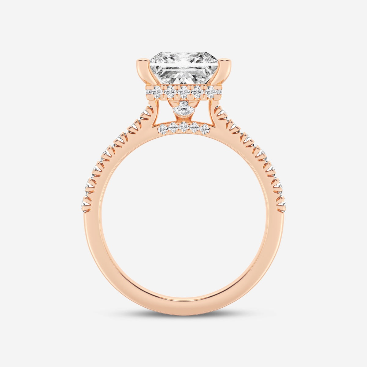 Sienna - Hidden Halo Design Engagement Ring