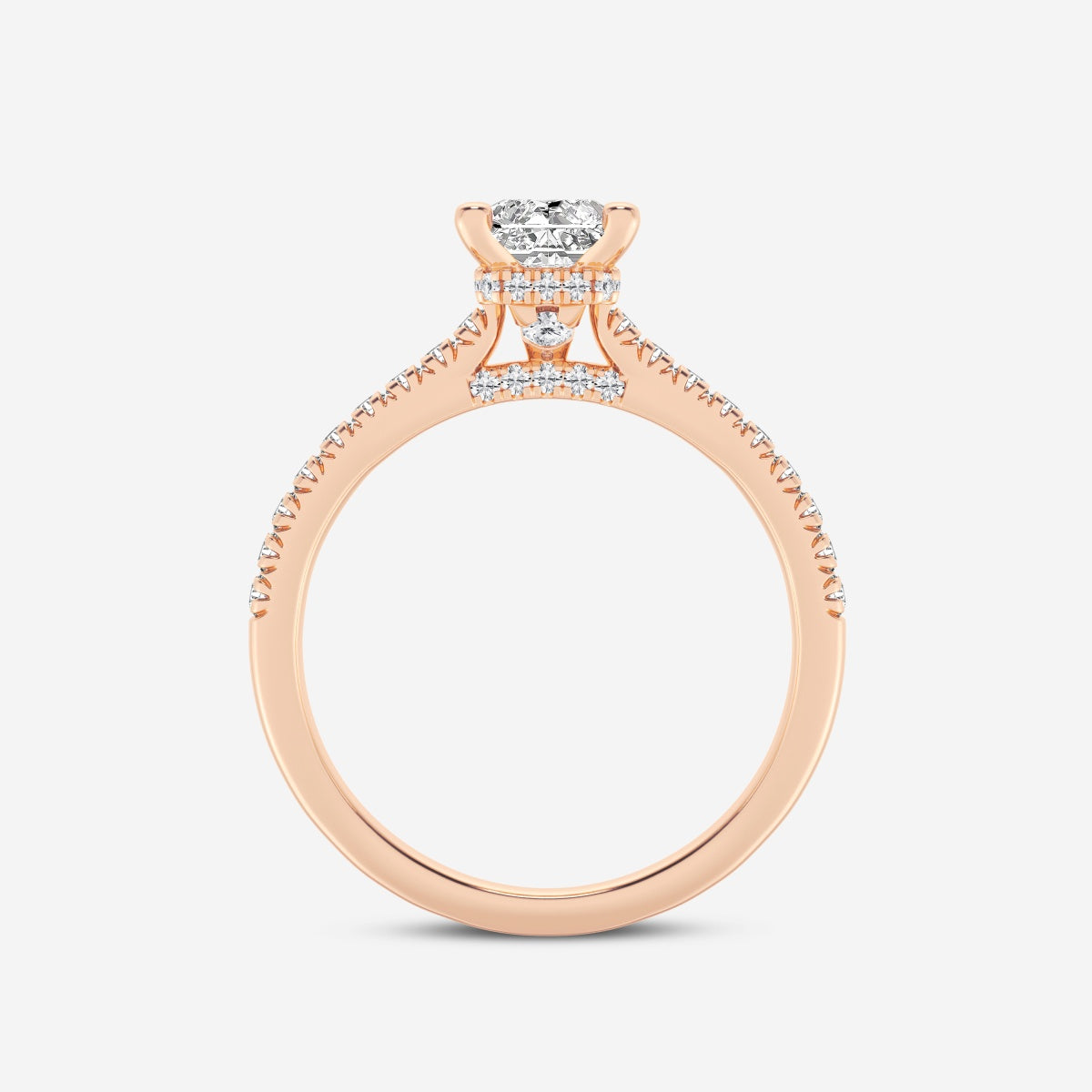 Sienna - Hidden Halo Design Engagement Ring