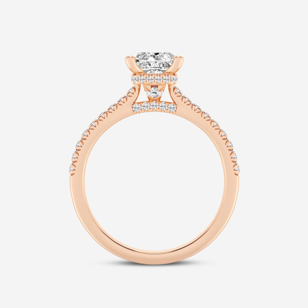 Sienna - Hidden Halo Design Engagement Ring