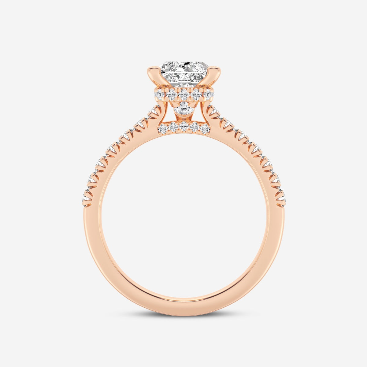 Sienna - Hidden Halo Design Engagement Ring