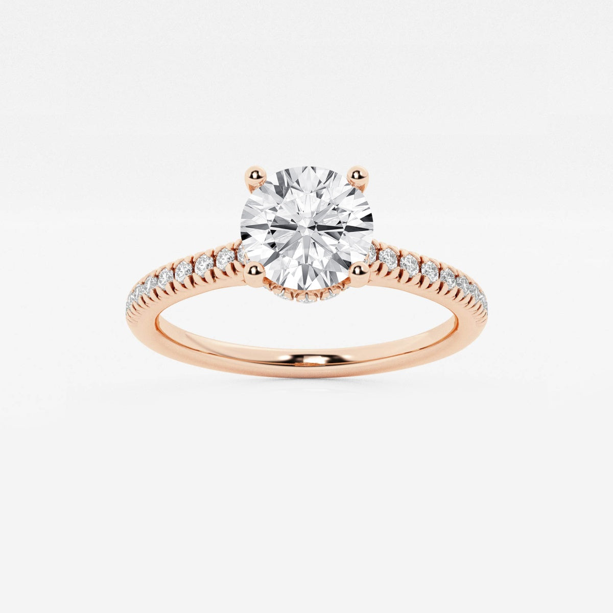 Sienna - Hidden Halo Design Engagement Ring