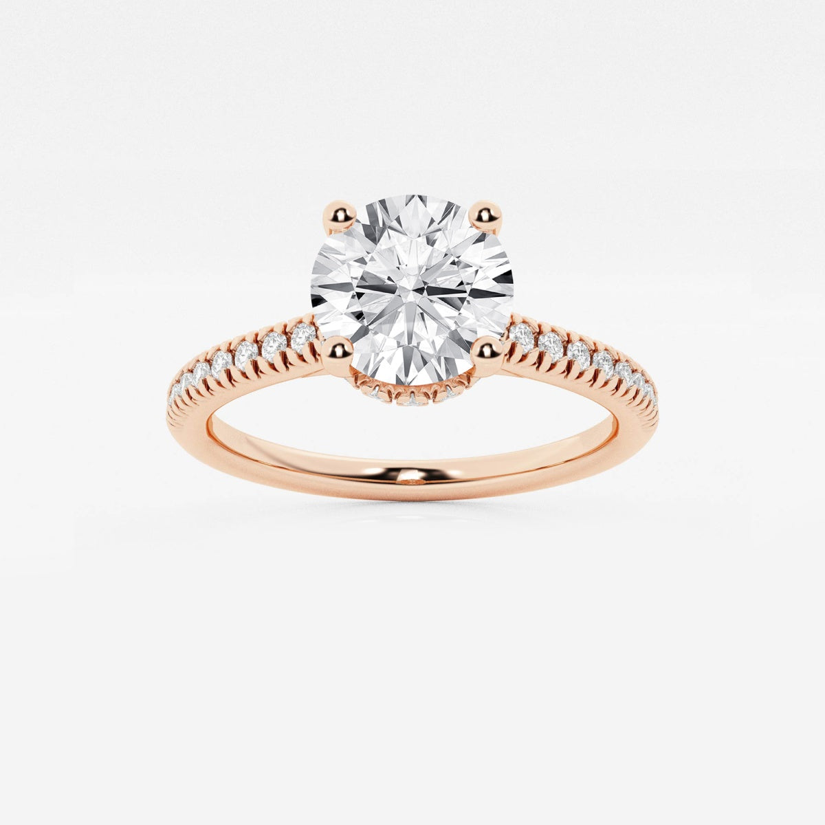 Sienna - Hidden Halo Design Engagement Ring