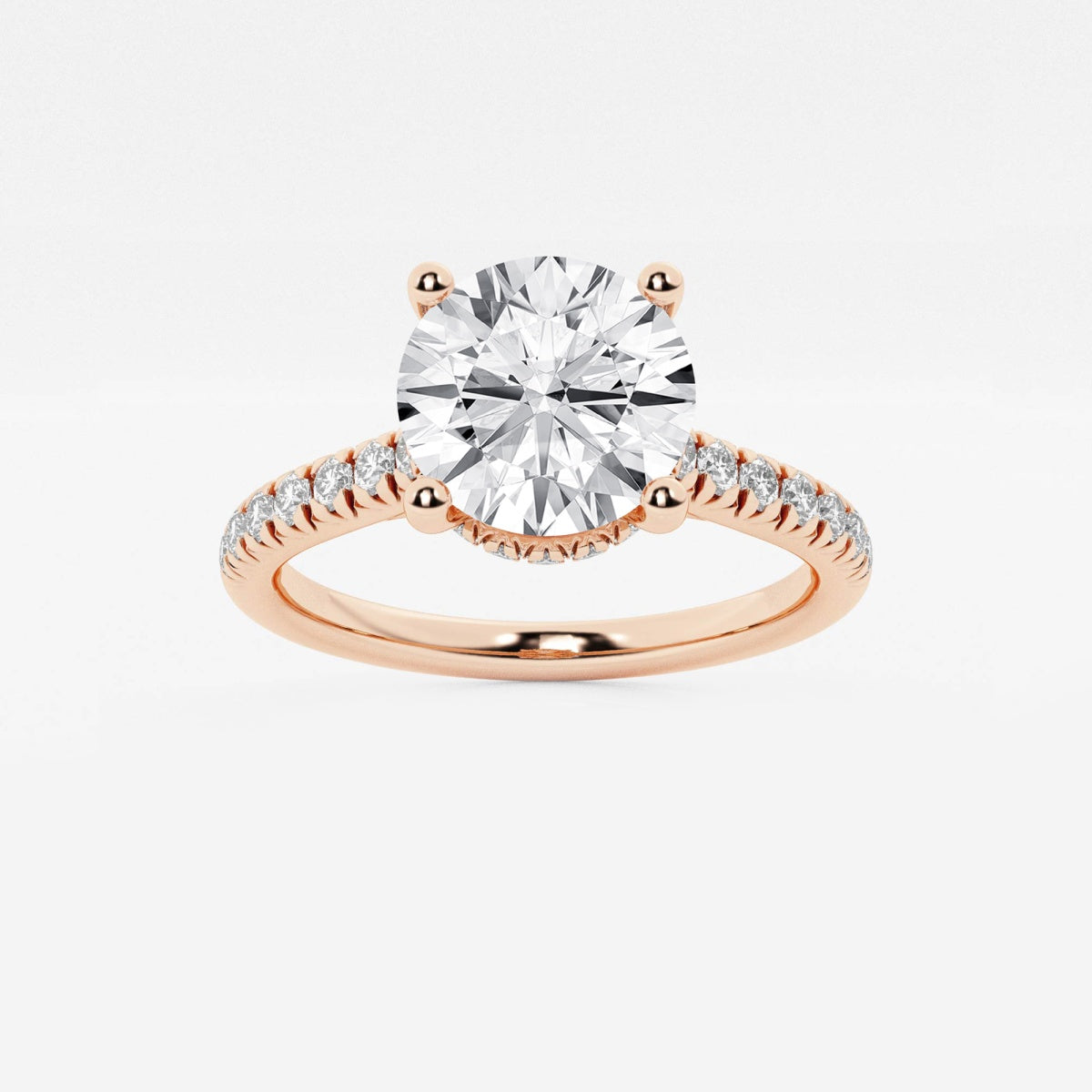 Sienna - Hidden Halo Design Engagement Ring