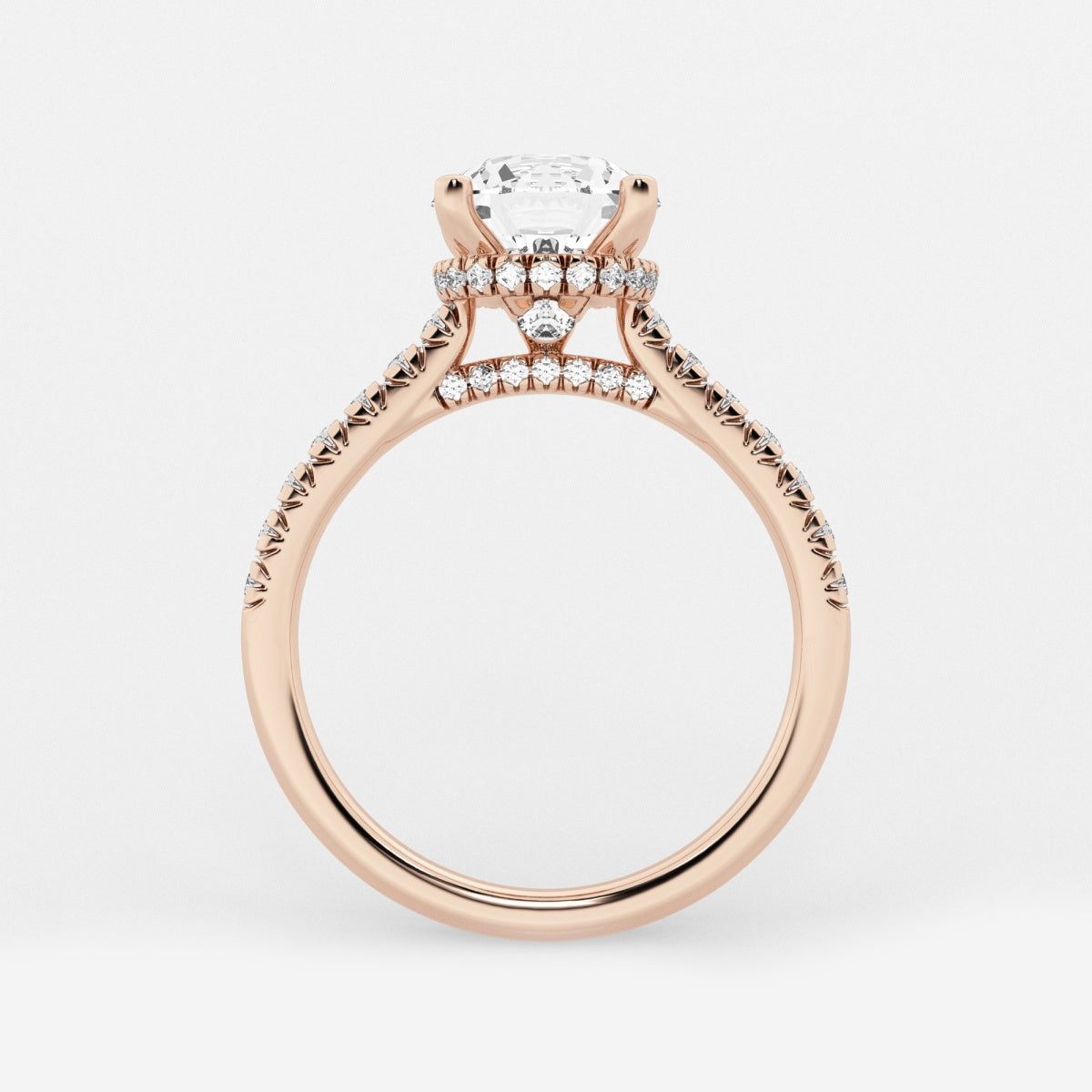 Sienna - Hidden Halo Design Engagement Ring