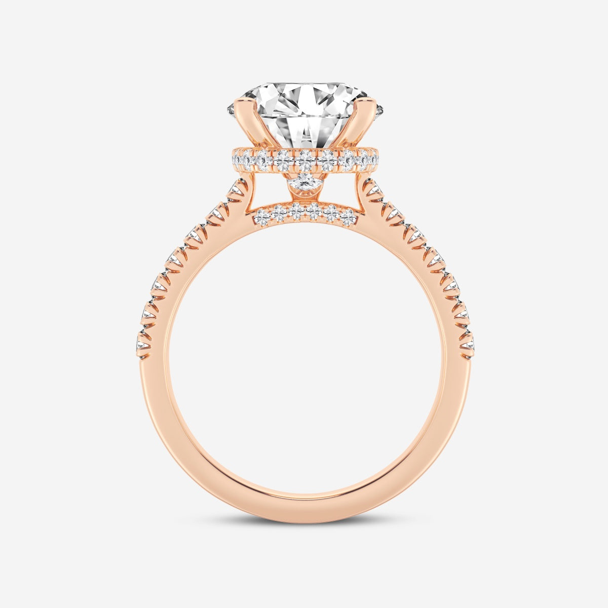 Sienna - Hidden Halo Design Engagement Ring