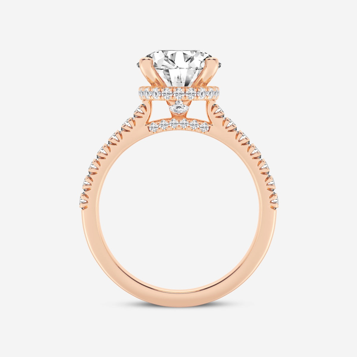 Sienna - Hidden Halo Design Engagement Ring